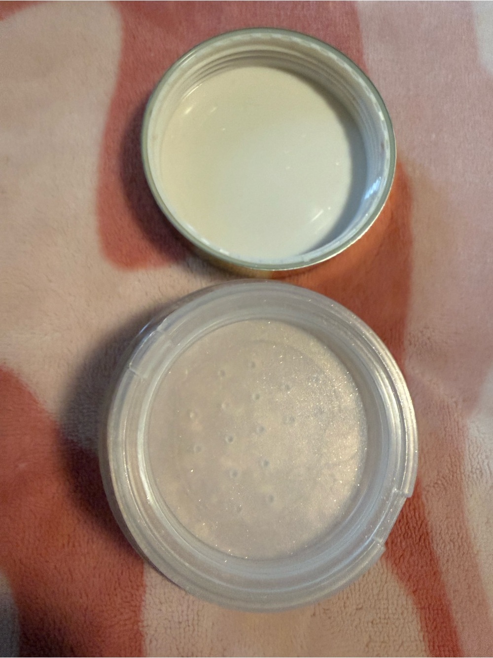 Awesome Too Faced PEACH TINSEL Peaches + Cream Loose Sparkling Powder - Picture 5 of 10